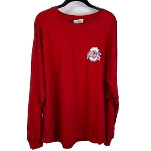 Ohio State Block O Long Sleeve Shirt PullOver Crewneck Long Sleeve Spirt Jersey